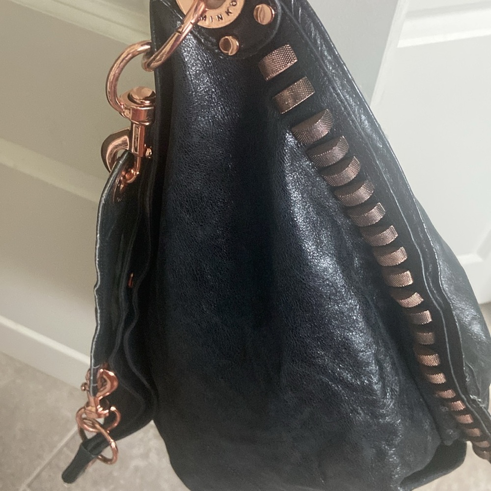 Rebecca Minkoff Black studded shoulder bag - Picture 4 of 10